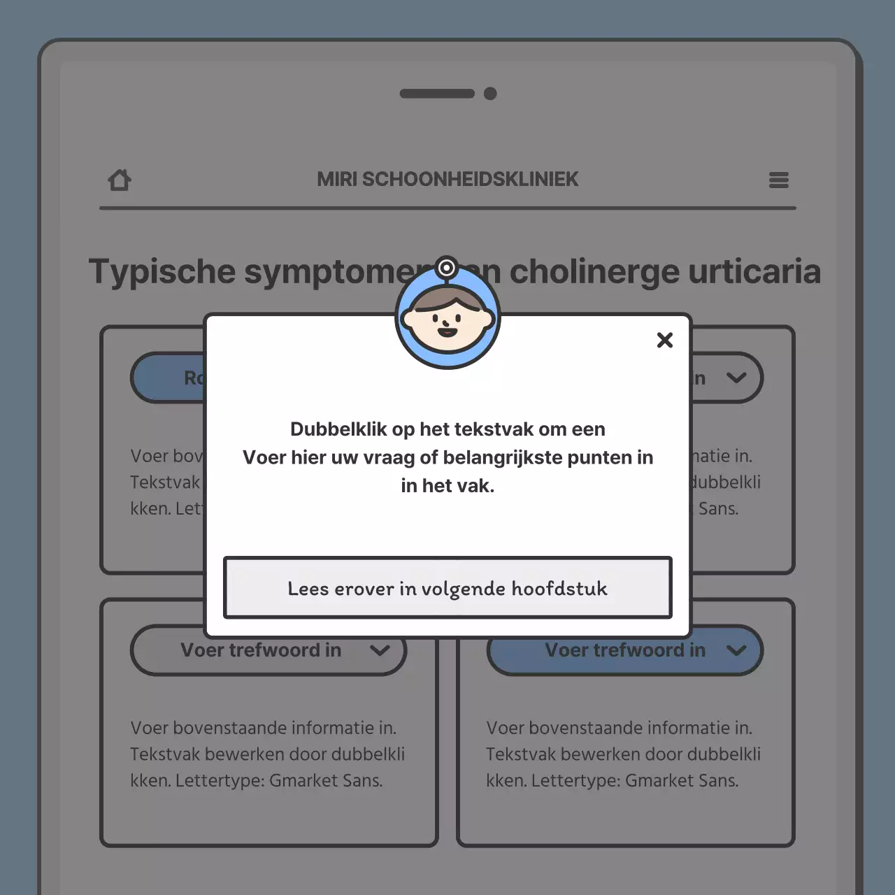 Promoot je ziekenhuis met een schattig mobiel concept in lichtblauw