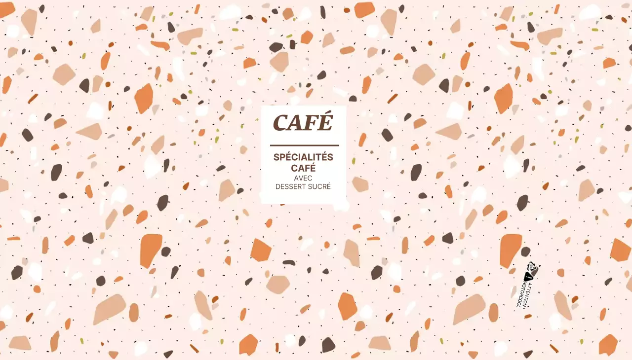 gobelets en papier à motifs colorés pour cafés