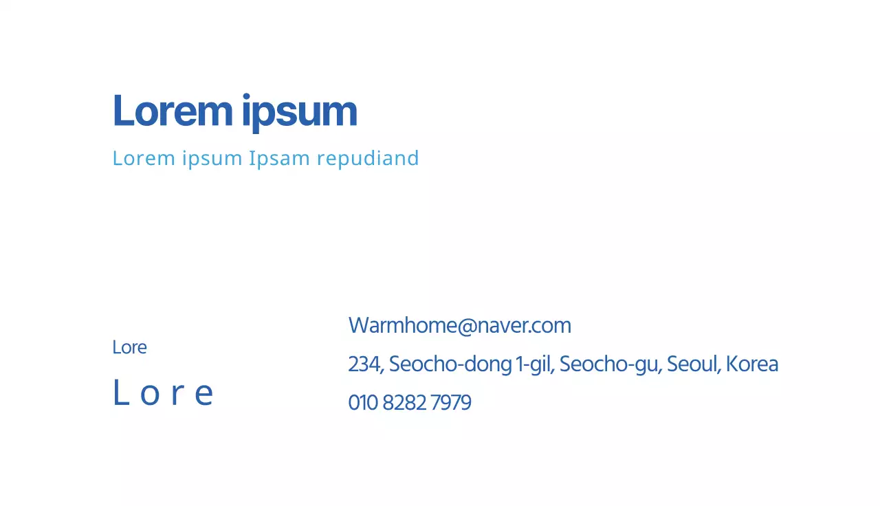 Blauwe eenvoudige illustratie makelaar