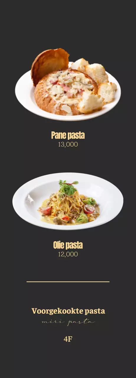 Promoot pasta met een rustgevende warmgrijze achtergrond