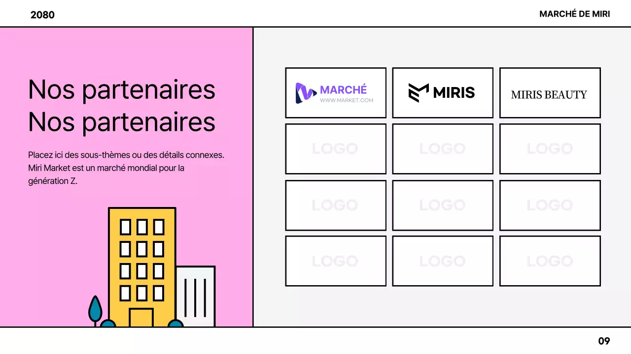 Guide pour la création d'une place de marché colorée