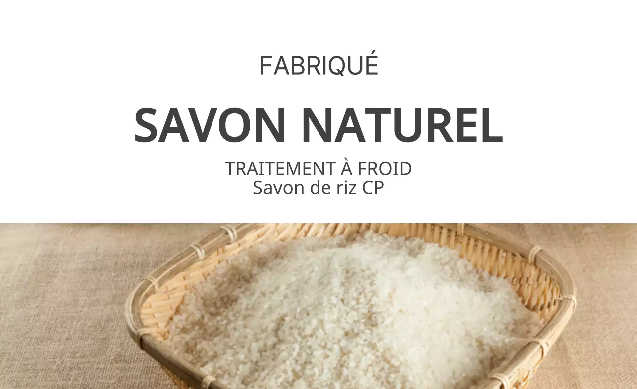 Savon de riz