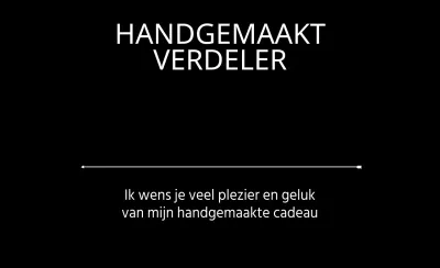 HANDGEMAAKTE DIFFUSER