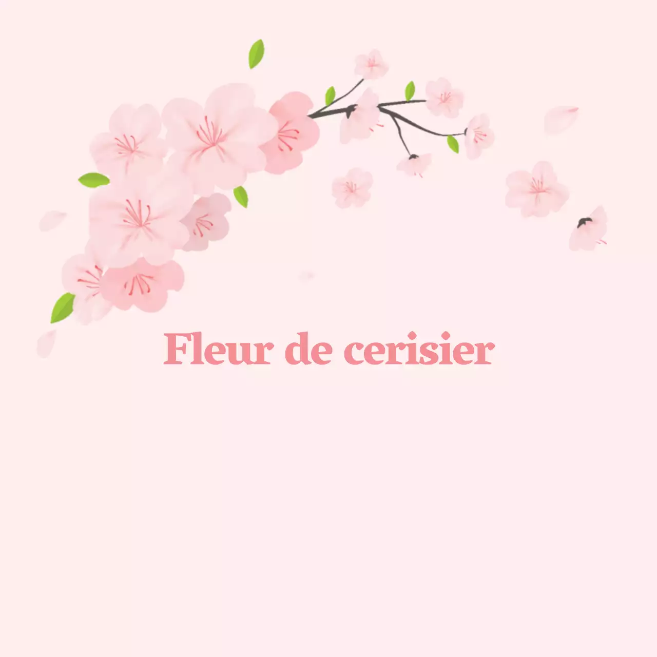 Etiquette promotionnelle de café avec illustration rose