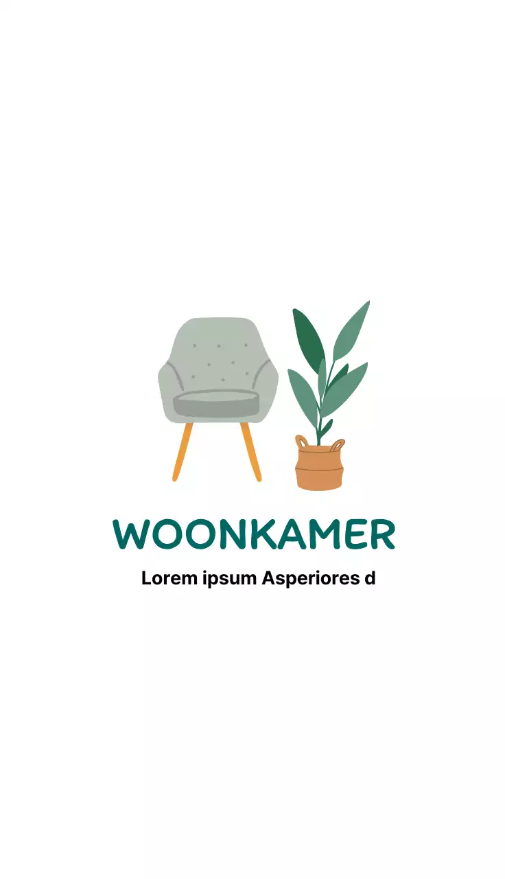 Lichtgekleurde illustraties Nette meubelinterieurs