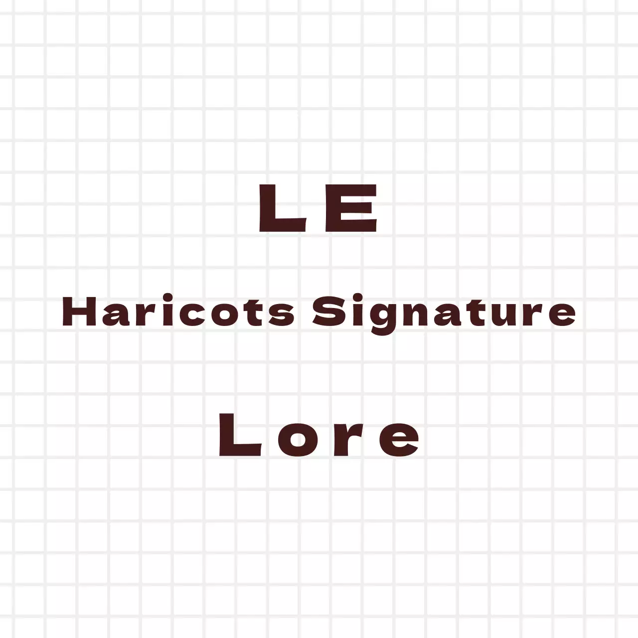 Blanc Marron Simple Checkered Cafe