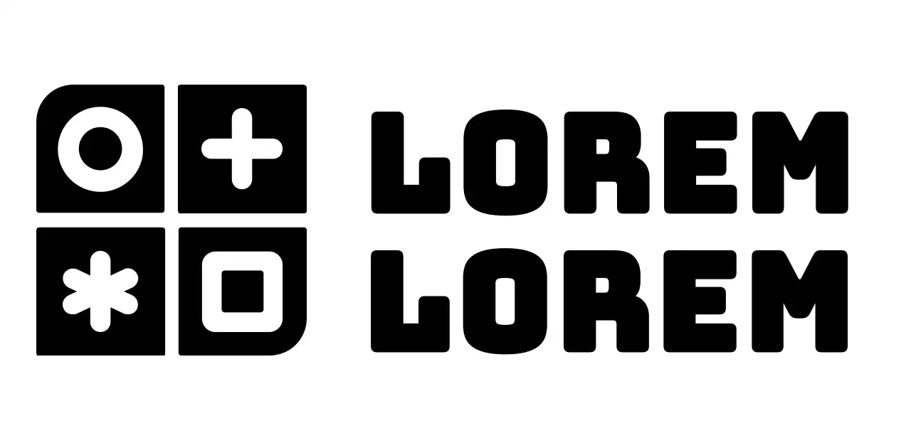 Eenvoudige, strakke vormen en symbolen logo combinatie stijl voor ziekenhuis publiciteit en promotie