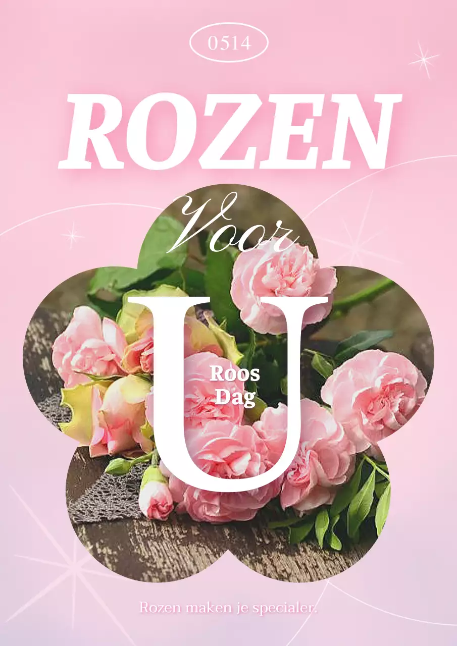 Valentijnsdag met een mooie afbeelding van rozen in een roze kleurverloop