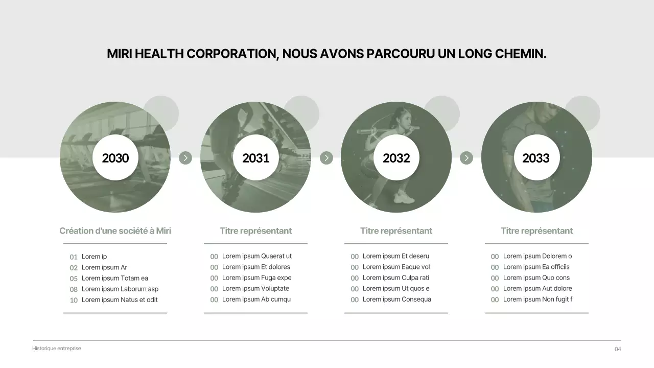 Rapport d'activité d'une entreprise de santé, calme et propre, dans des tons vert foncé