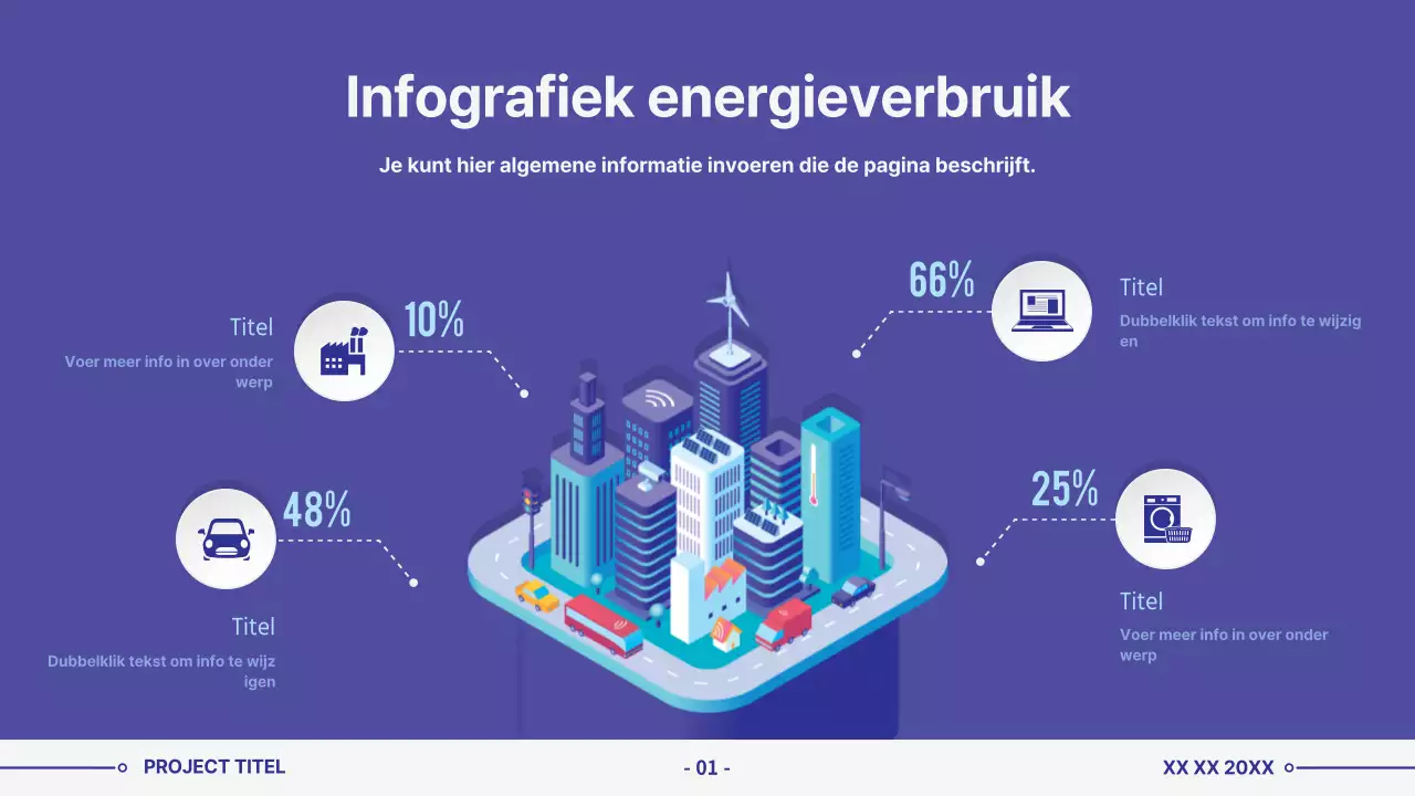 Blauwe en lichtblauwe illustraties gebruiken energie