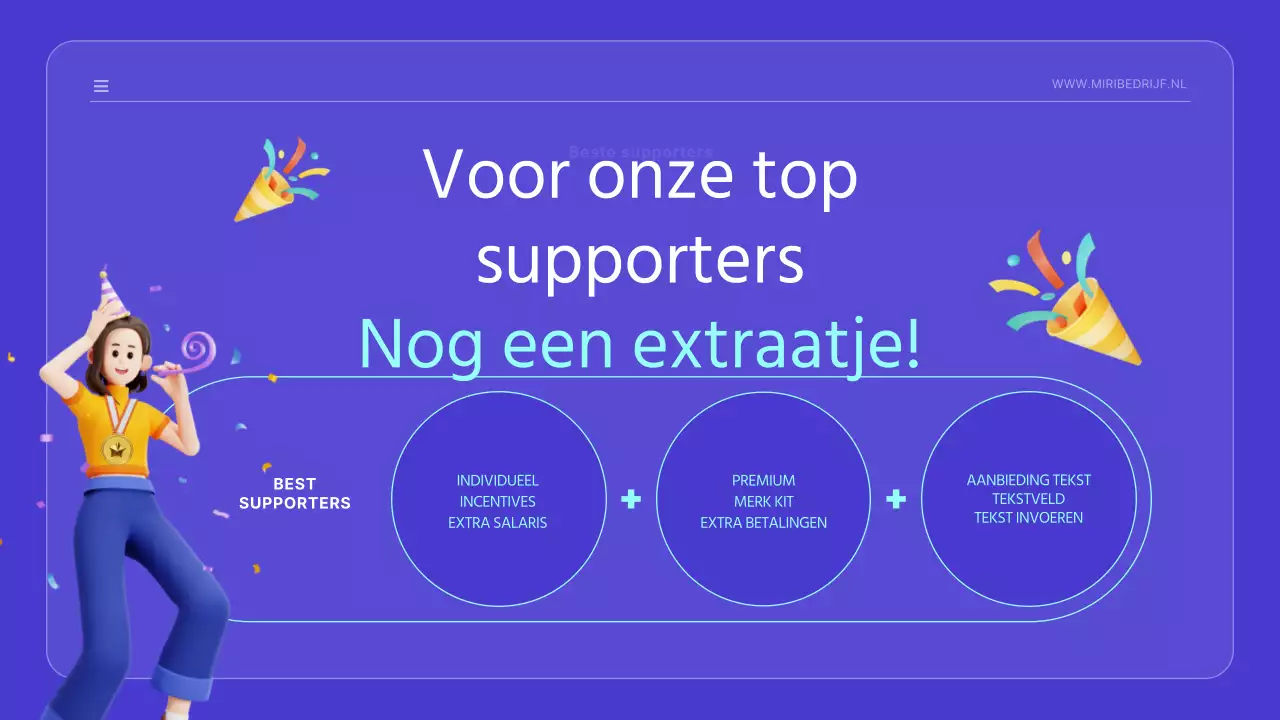 Kitscherige aankondiging met schattige blauwe illustraties