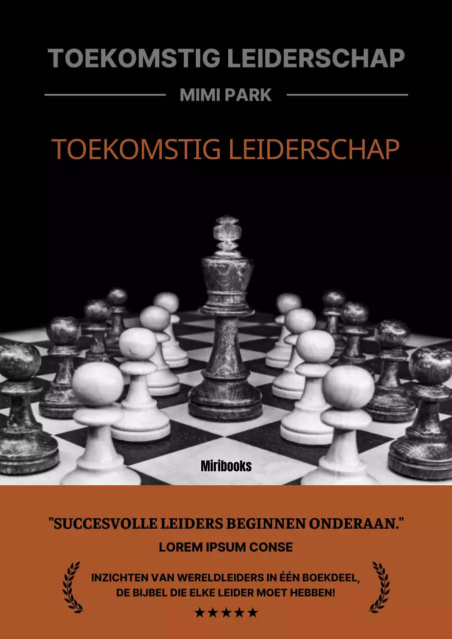 De beoefenaar van zwart en bruin leiderschap