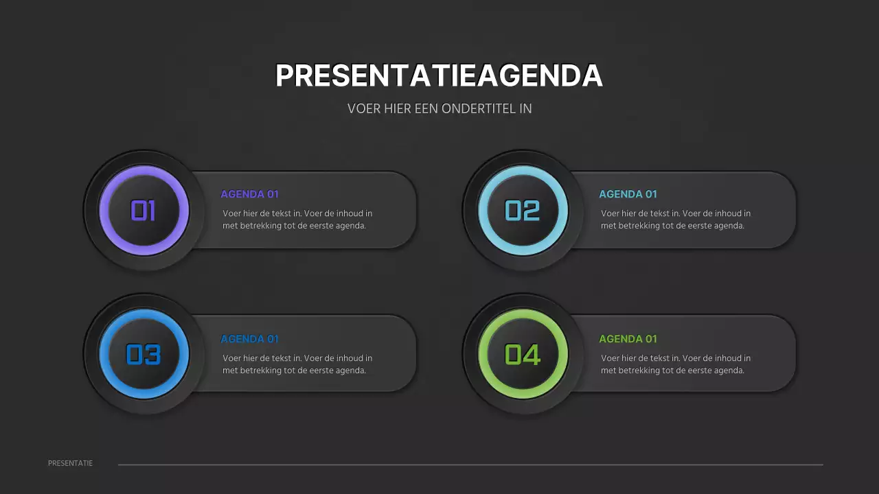 De eenvoudige agenda van Blacks machineconcept