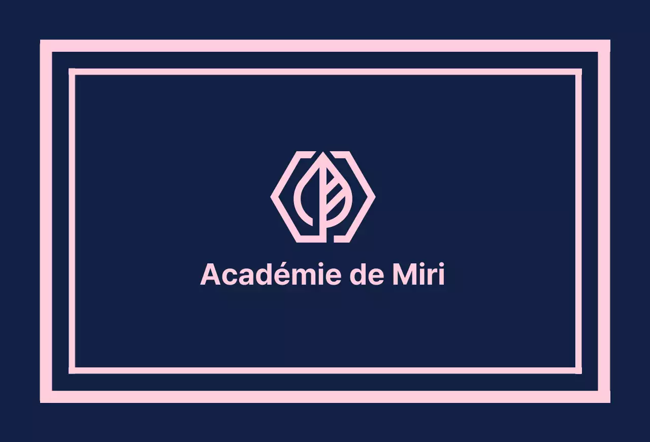 Gakuen Academy Valkyrie sur un fond bleu marine avec une ligne de démarcation rose