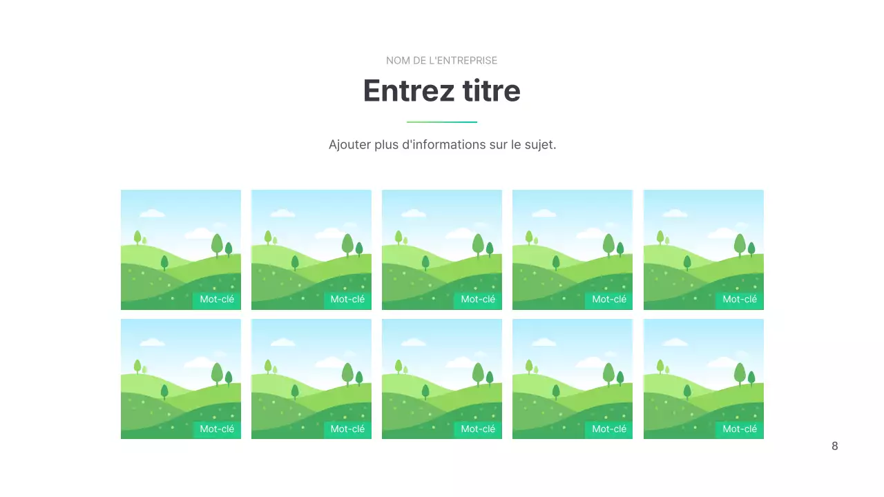 Profil de l'entreprise simple