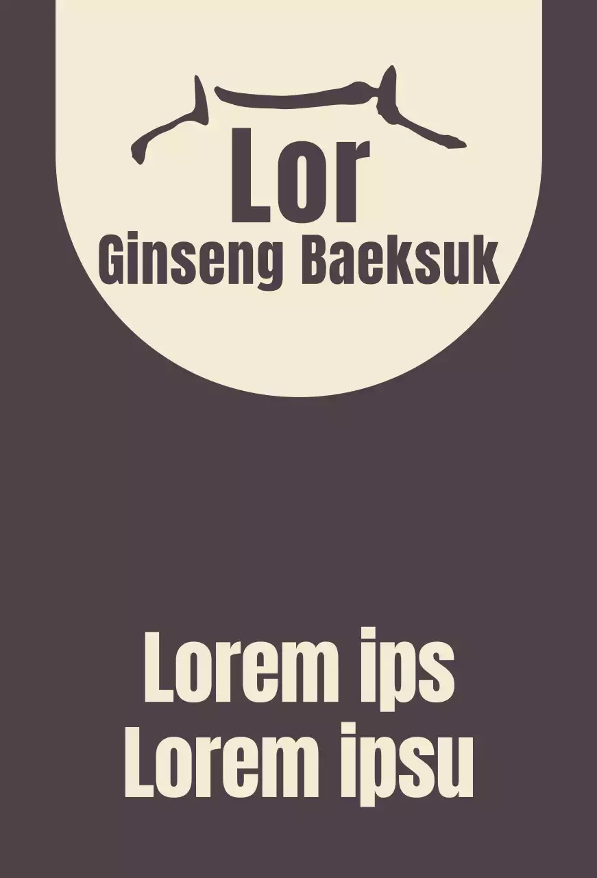 Ginseng Baeksukjip marron avec un panneau demandant d'enlever ses chaussures.