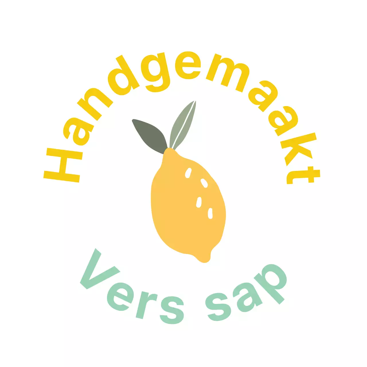 Witte achtergrond eenvoudige illustratie sap label