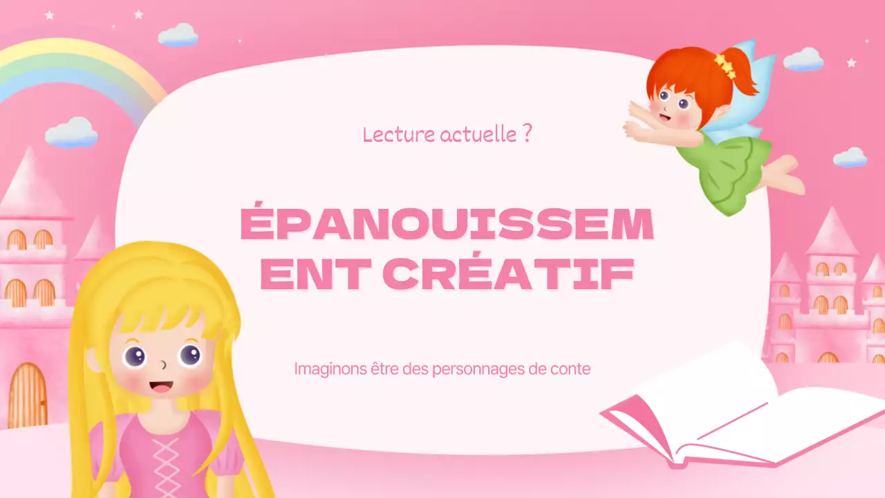 Une jolie princesse rose, une leçon de théâtre de conte de fées