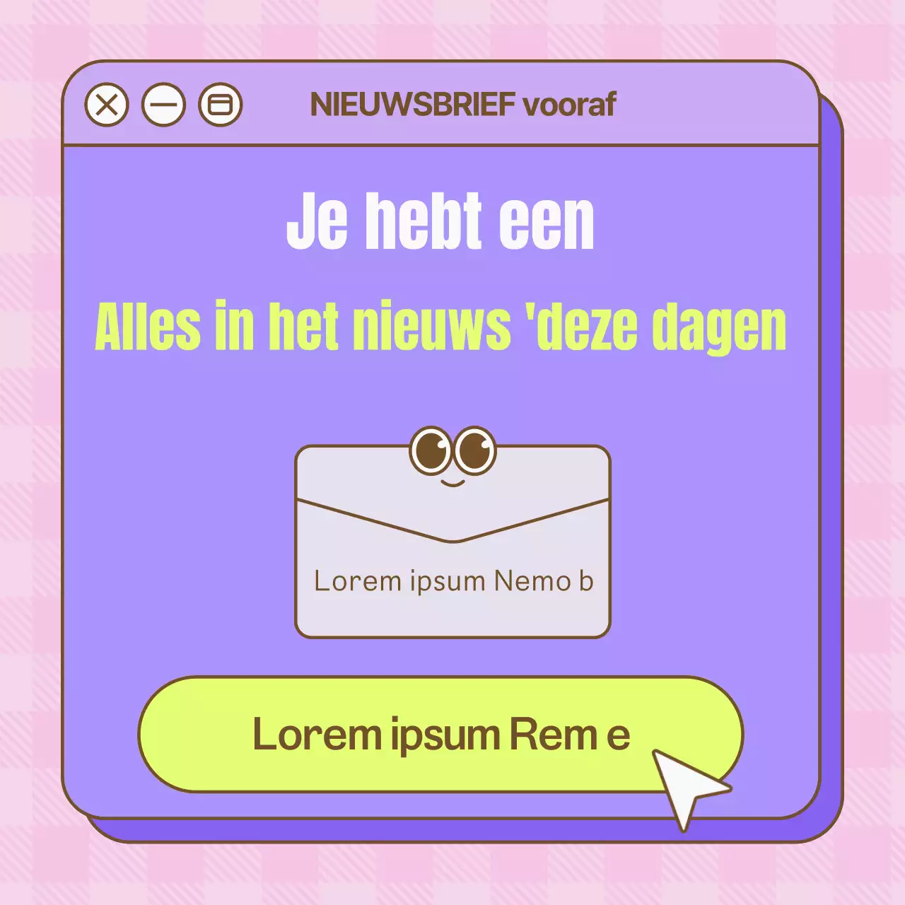 Leuke beleidswijzer met paars internet zoekbalk concept