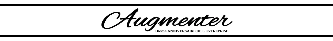 Un cadeau d'anniversaire d'entreprise avec un design noir simple et un texte mis en évidence