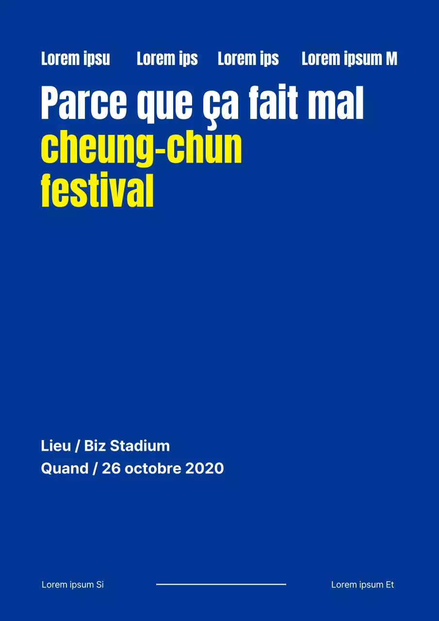 Festival de la jeunesse_Seroposter
