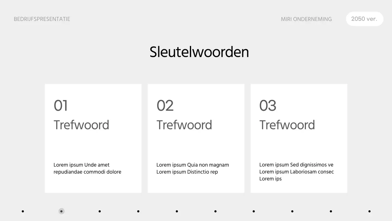 Een strak zakelijk voorstel in een monotone infographic