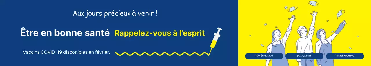 jaune bleu marine illustration propre corona vaccin