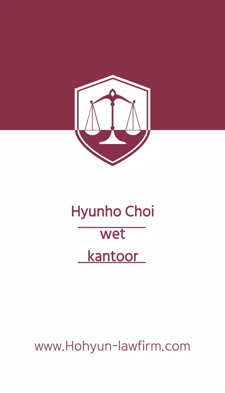 Advocatenkantoor Hyun Ho Choi