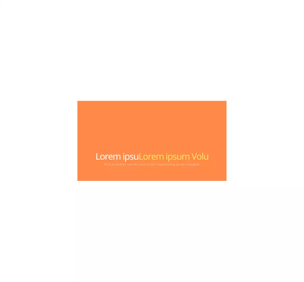 Promoot het onderwijs op jouw school in oranje