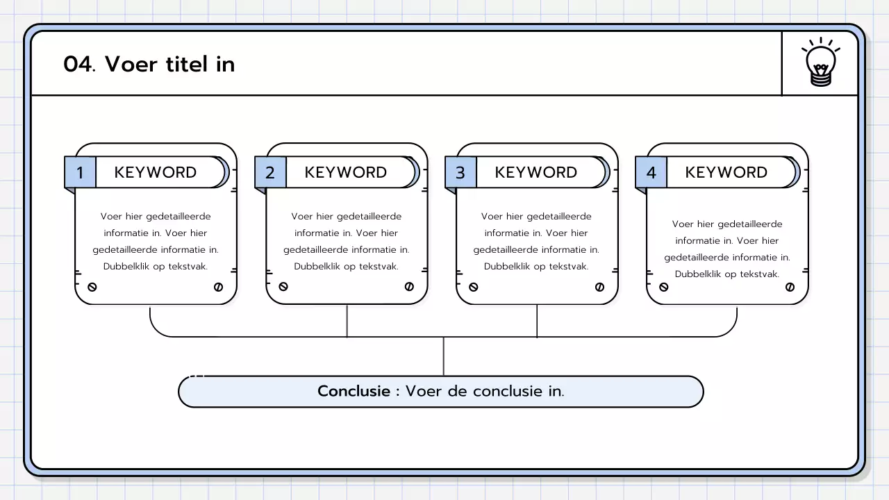 Een basispresentatieset in geel, limoengroen en blauw