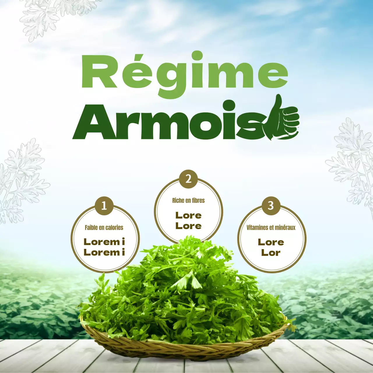 Un concept de photographie épuré sur le thème du ciel vert