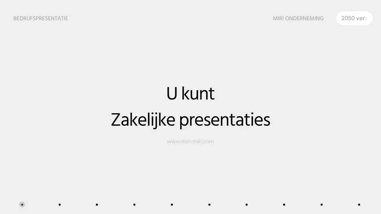 Een strak zakelijk voorstel in een monotone infographic