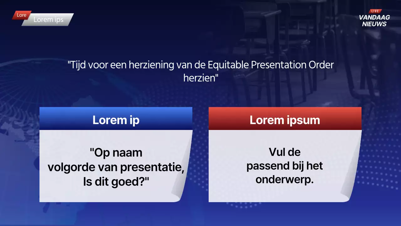 School debatteert over trend blauw en zwart Nieuws