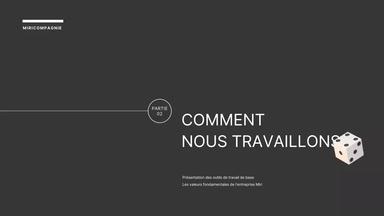 Monotone Simple 3D Graphique Corporate Newcomer Company Life Guide