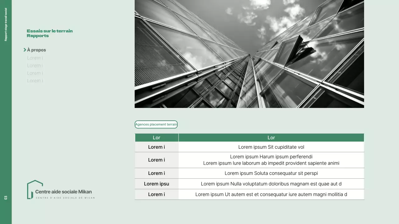Des rapports de laboratoire verts et propres