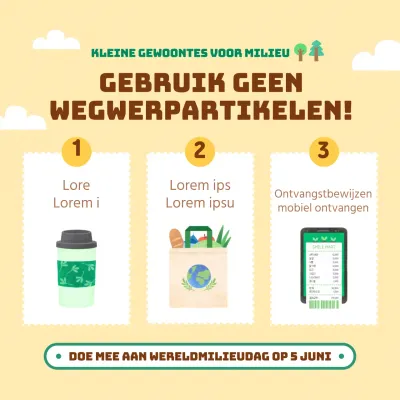 Een gids voor de leuke groene en bruine campagne Reduce Your Waste voor Earth Day