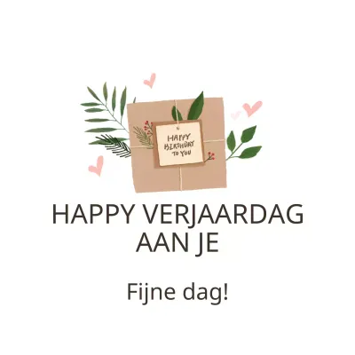 Gelukkige Verjaardag