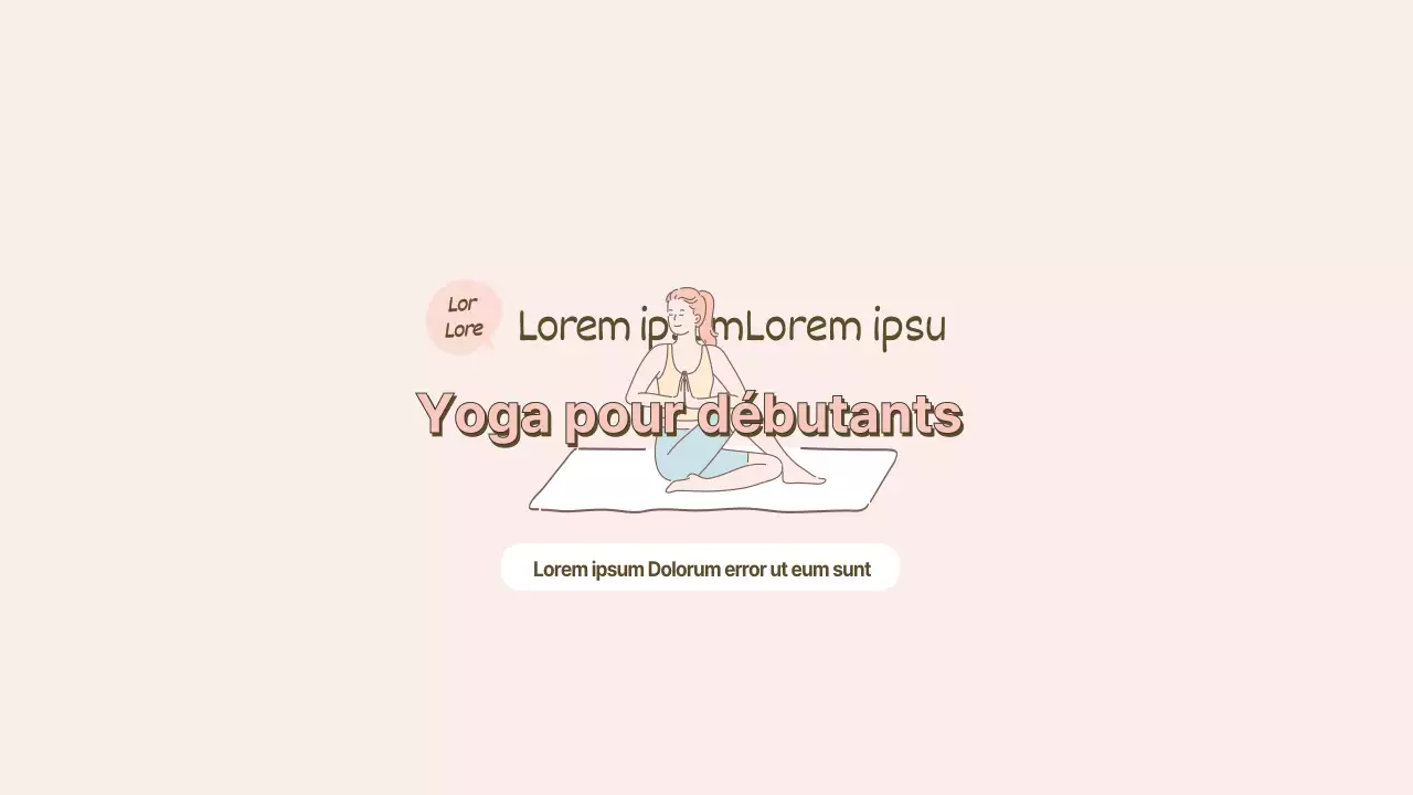 Comment aimer le rose et le brun Abonnement YouTube pour débutants en yoga