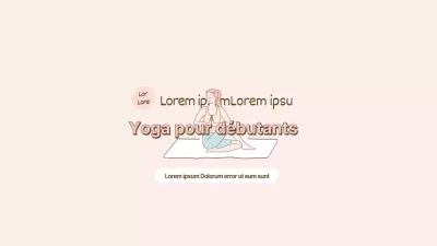 Comment aimer le rose et le brun Abonnement YouTube pour débutants en yoga