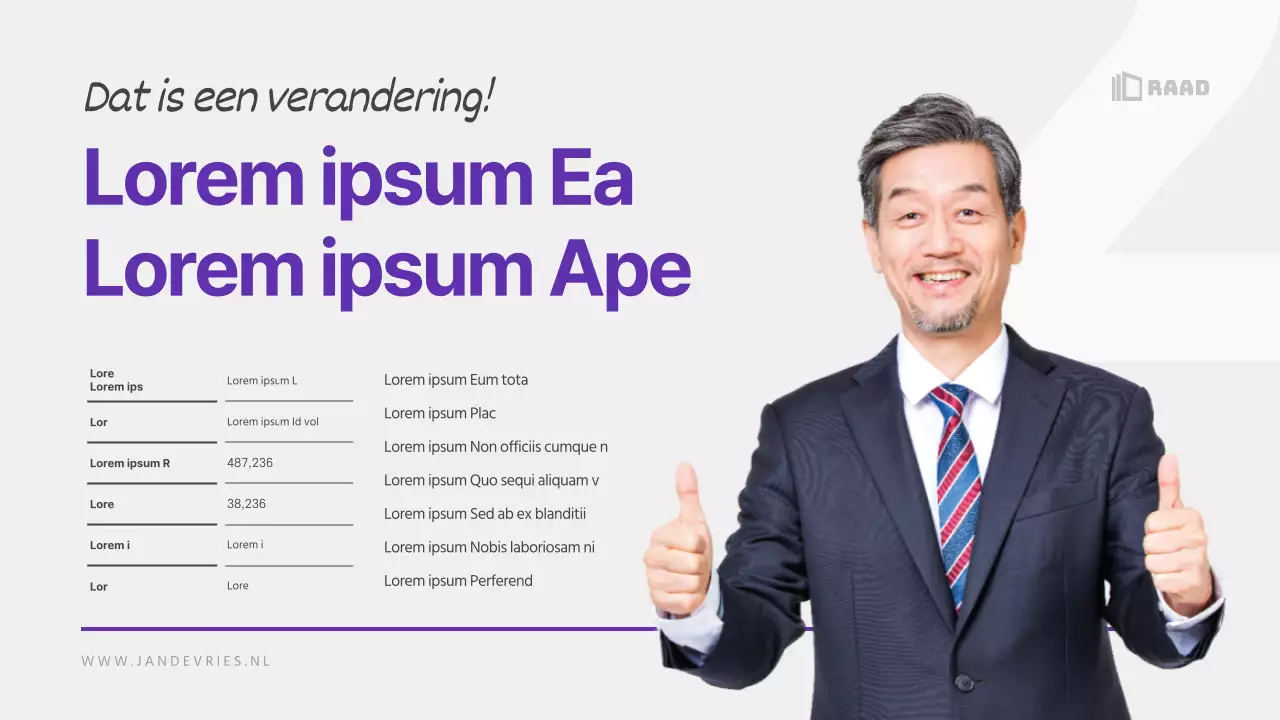 Presentaties voor verkiezingen