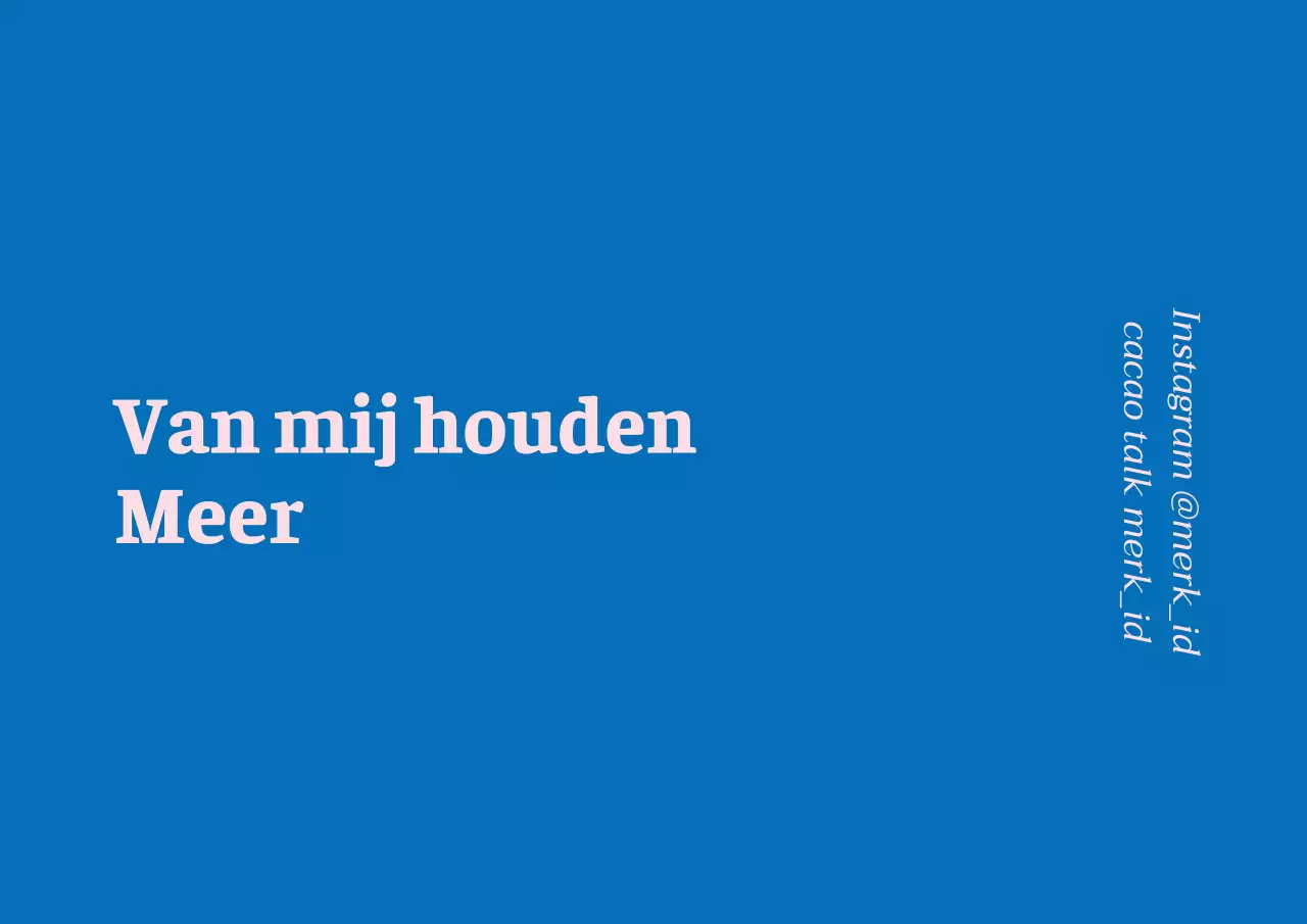 Blauw-roze merklabel