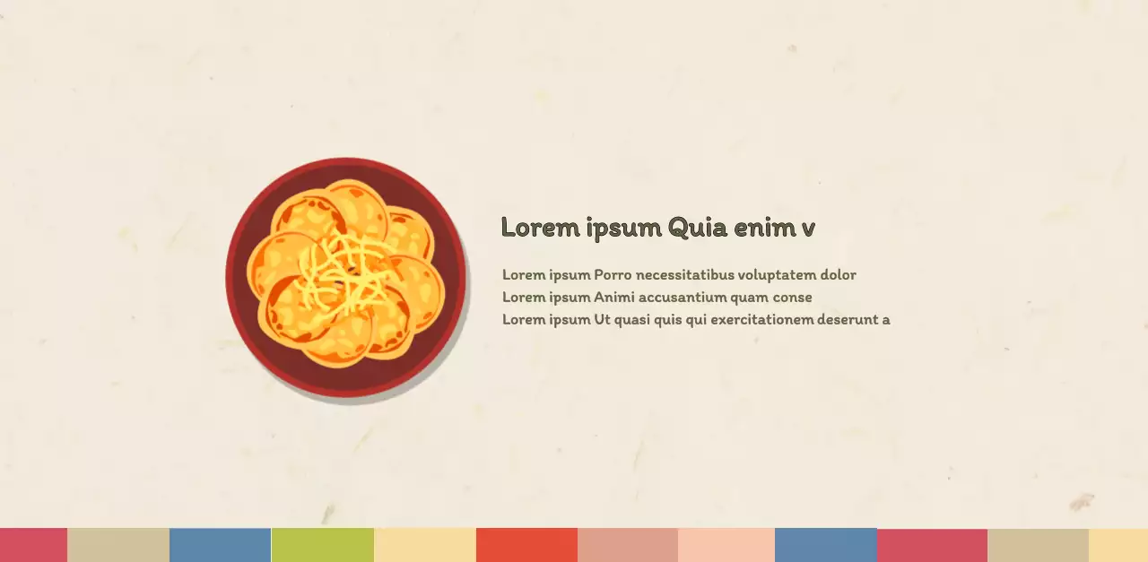 Traditioneel Koreaans restaurant concept coupon kalender in beige en bruin