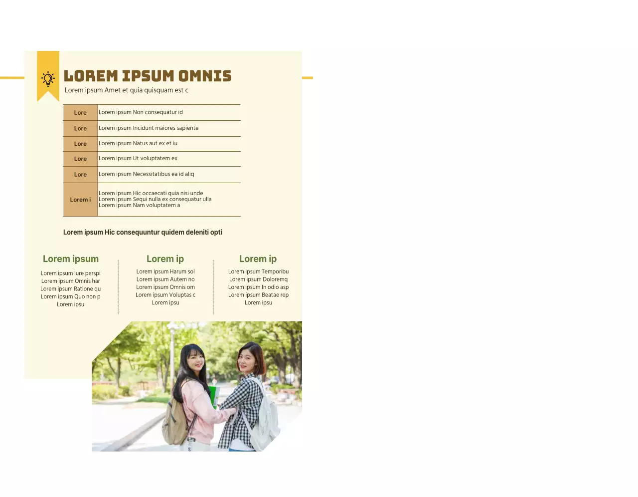 Geel-zwarte universitaire voorlichtingsbijeenkomst school