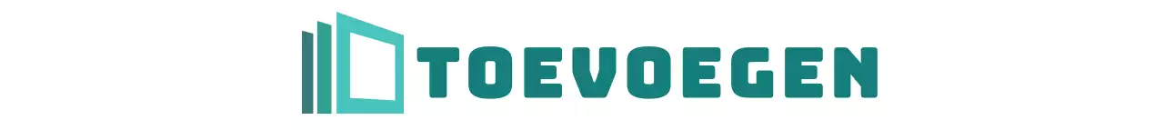 Een eenvoudig promotieartikel met het bedrijfslogo in turkoois.