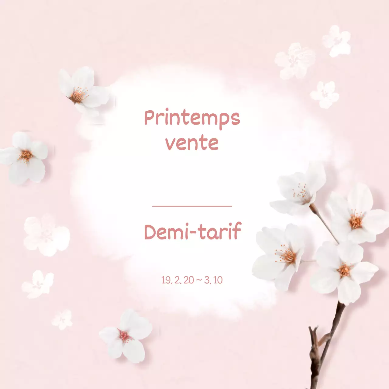 Vente de printemps