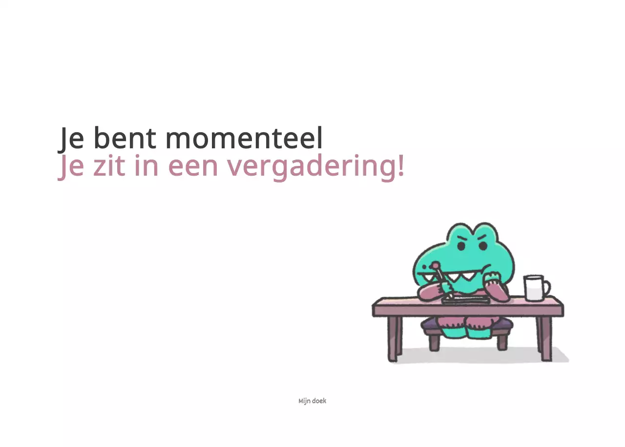 Een kalender met een schattig Argo-illustratieconcept