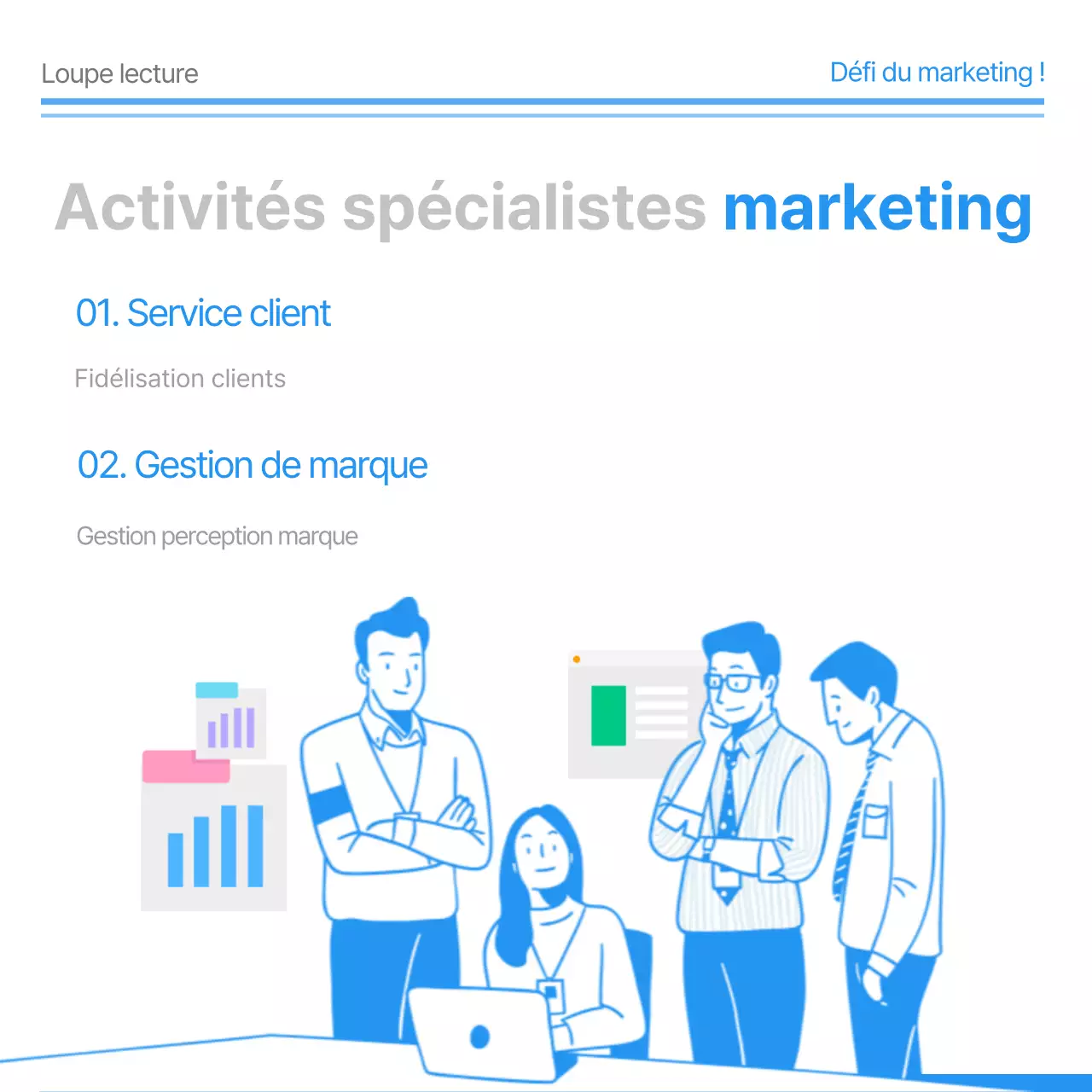 Une analyse complète du travail de marketing de Bluetone Introduisant des départements au sein de l'entreprise CardNews