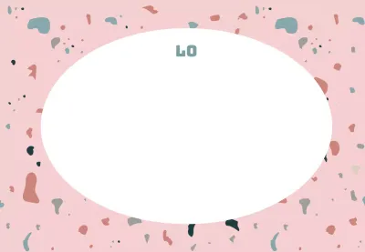 roze wit vormen patroon eenvoudige notitie