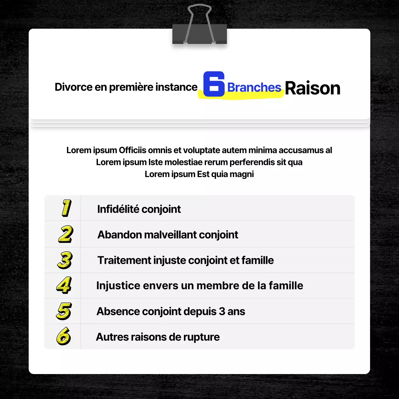 Guide de consultation d'un avocat avec un simple thème de livre bleu