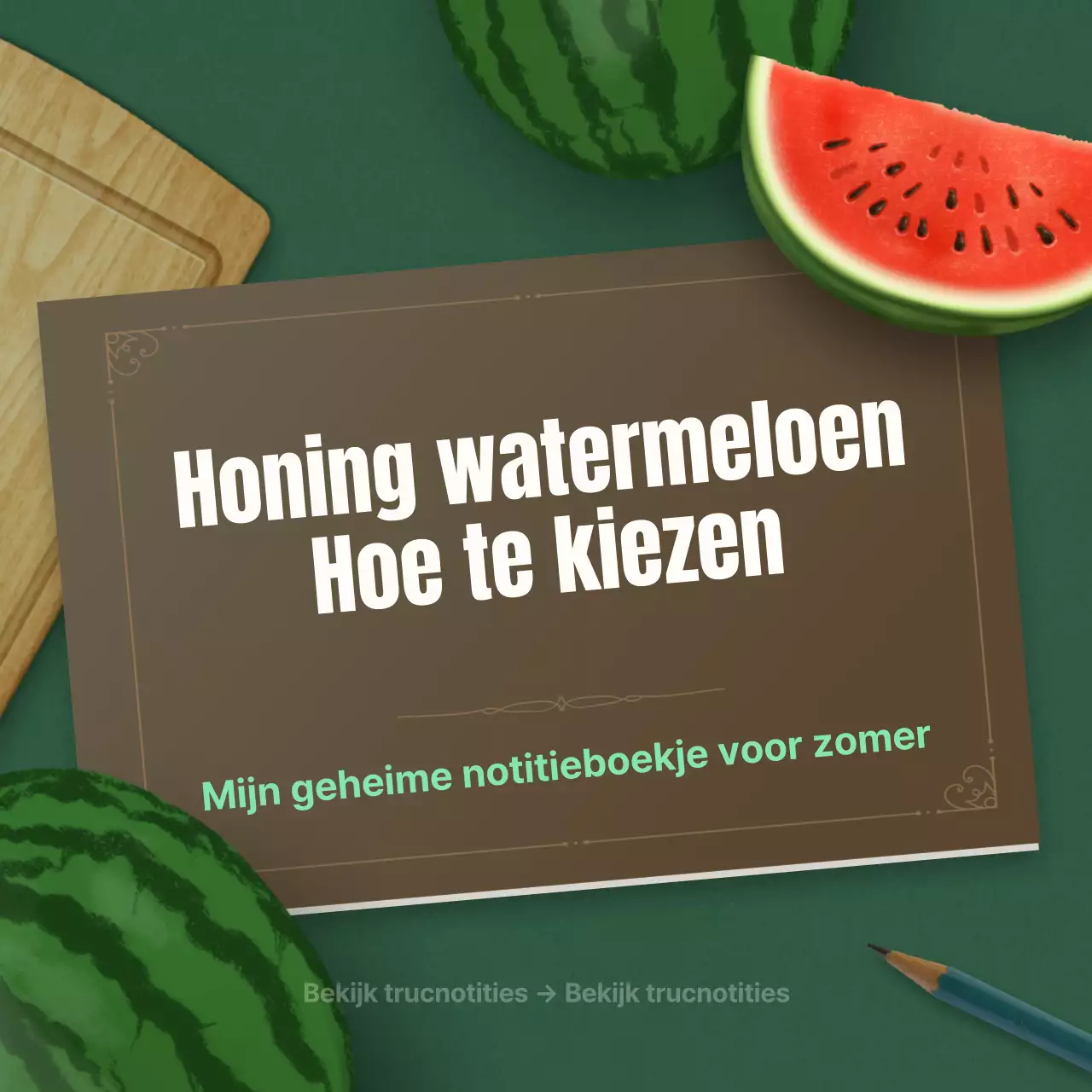 Tips voor het kiezen van een tropische rode en groene watermeloen uitgelegd